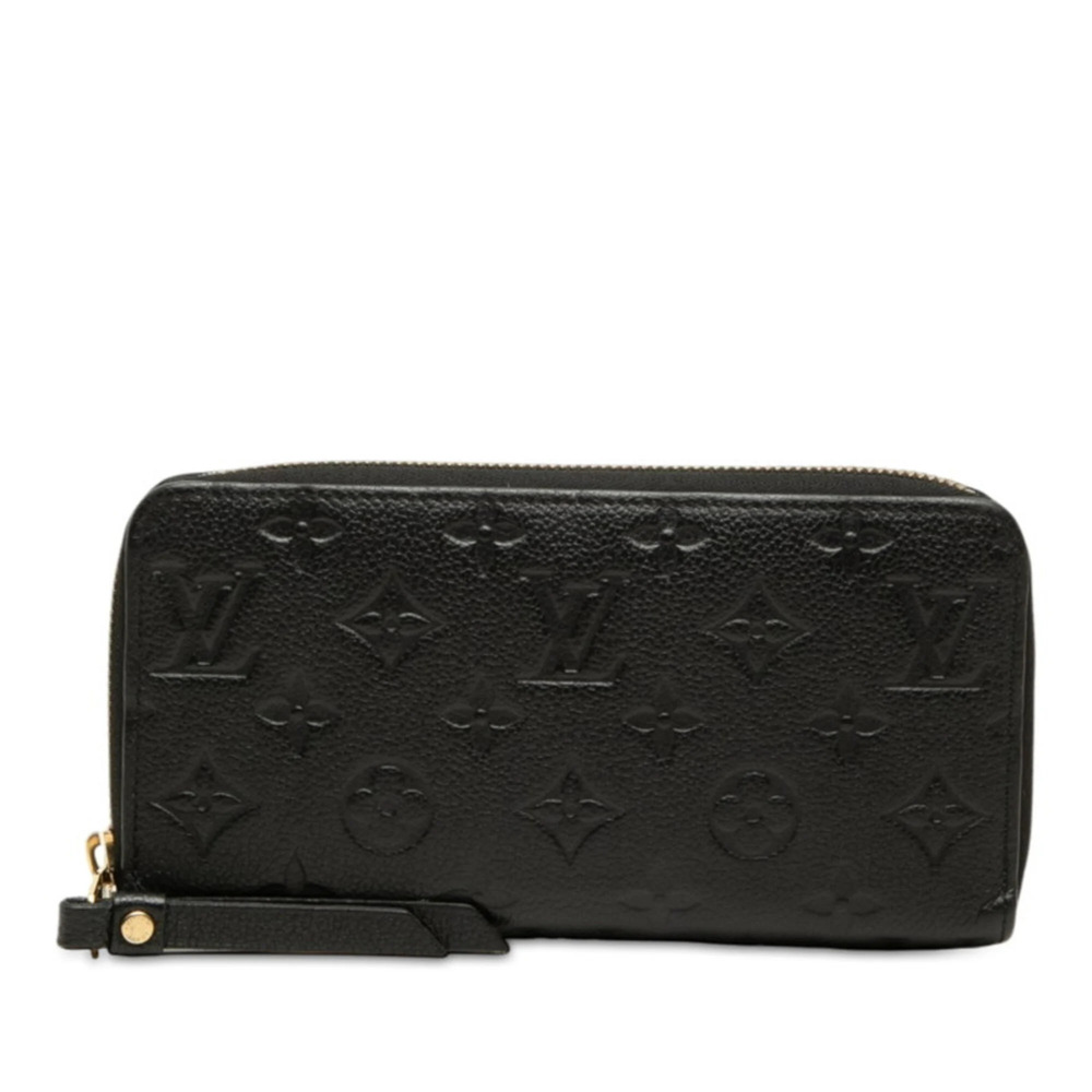 Louis Vuitton Monogram Empreinte Zippy Wallet Long Wallet, Round Zipper, M618...